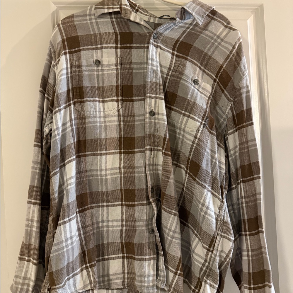 Eddie Bauer plaid flannel